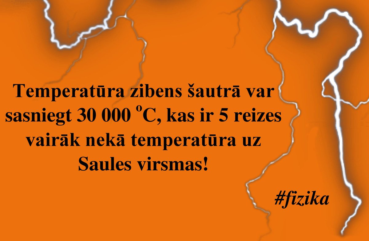 Zibens šautrā krietni karstāks nekā uz Saules! #fizika