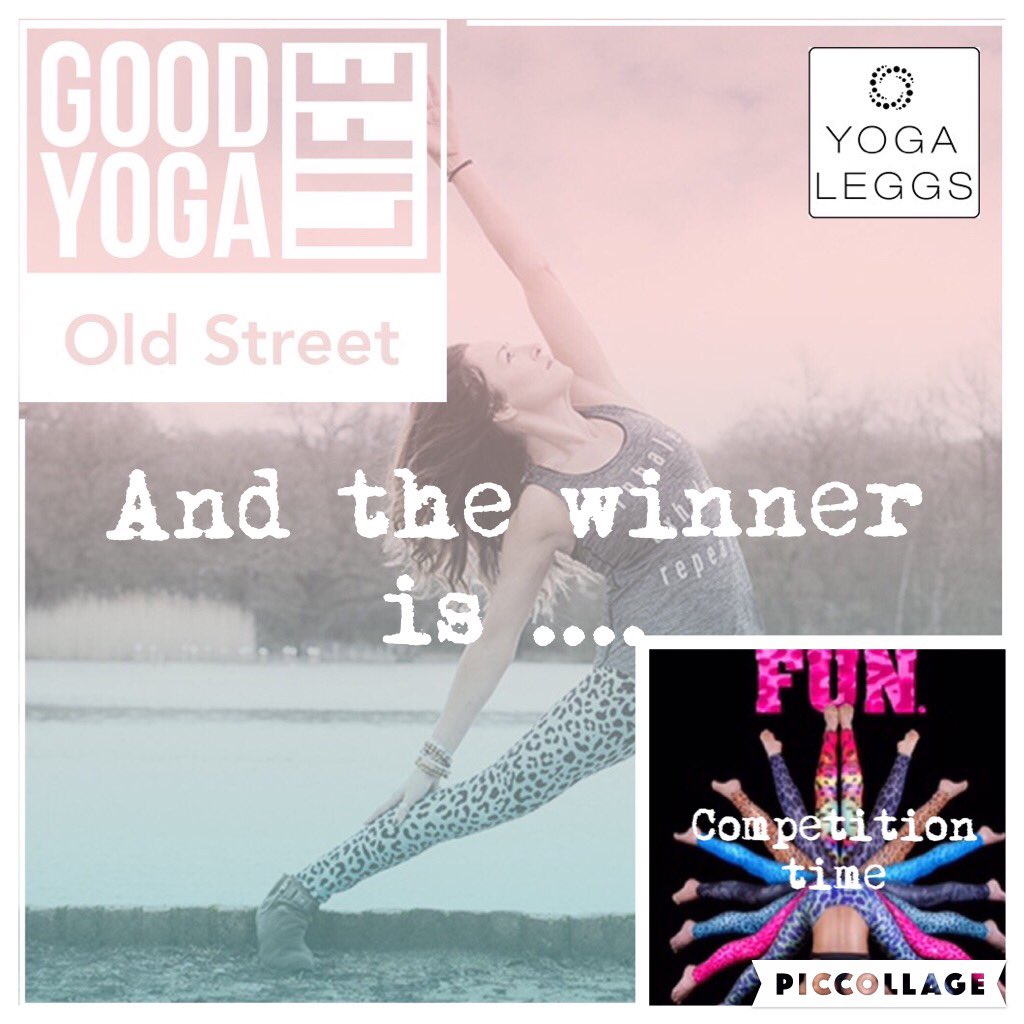 yogaleggs's tweet photo. @sbmrobbo_sam you have #won #2tickets to @goodyogalife #yoga #event #anyclass 🎉🎉🎉 https://t.co/gQwipXUeYr