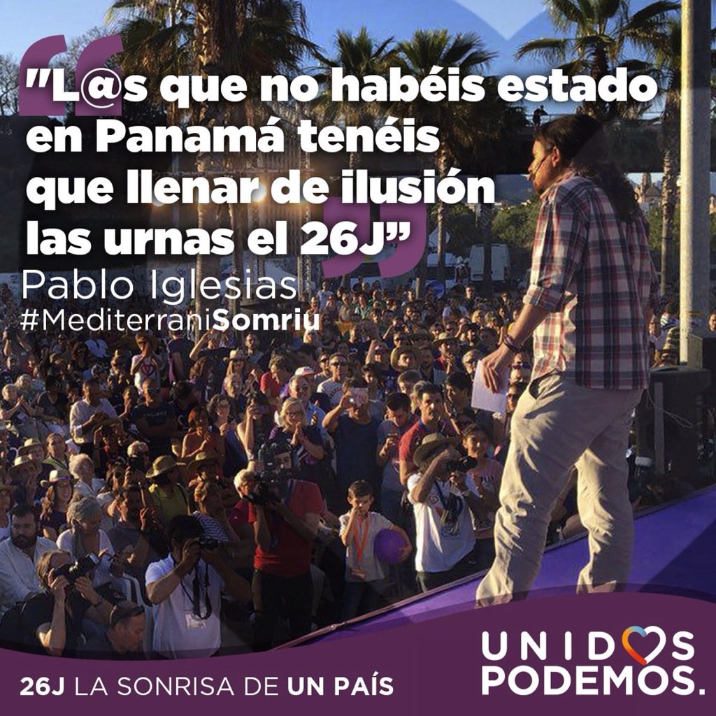 CompromisPodem's tweet image. El #MediterraniSomriu al canvi. El 26 triem entre la casta ineficaç o la gent que alça el país cada dia.