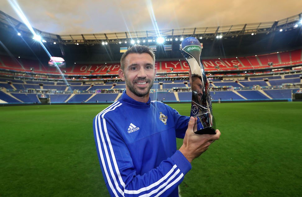 NorthernIreland's tweet image. Congratulations @G23mcauley , tonight's official @UEFAEURO Man of the Match 👏🏼 #DareToDream
