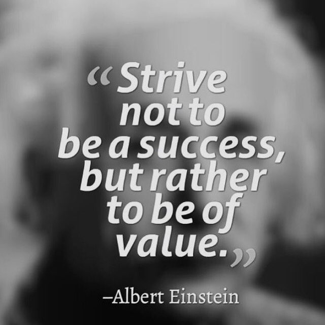 SMEPuertoRico's tweet photo. “Strive not to be a success, but rather to be of #value.” –Albert Einstein #SMEQuote https://t.co/4TYdfAm5q4