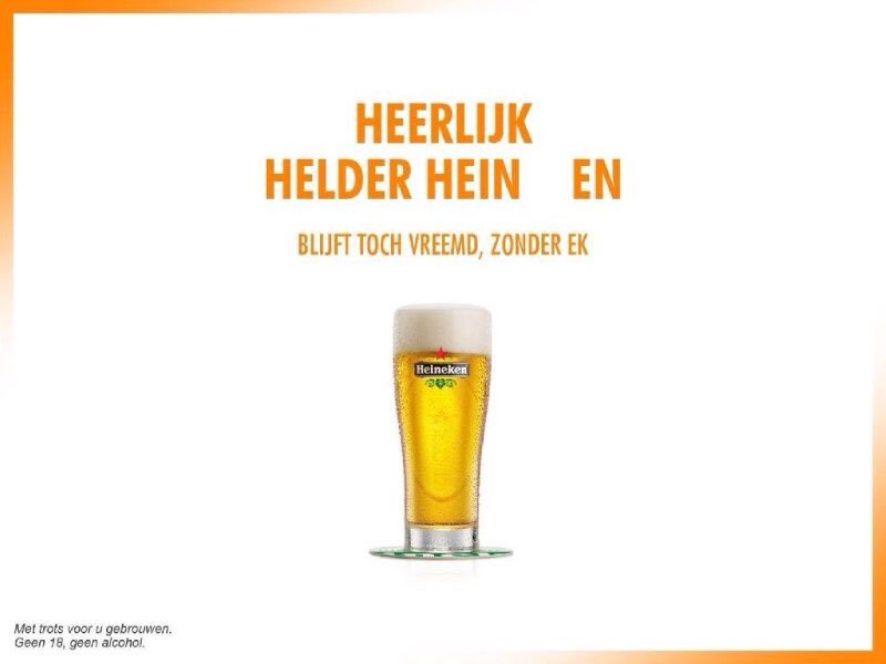 Briljant! Ook al smaakt #Grolsch veeeel lekkerder!