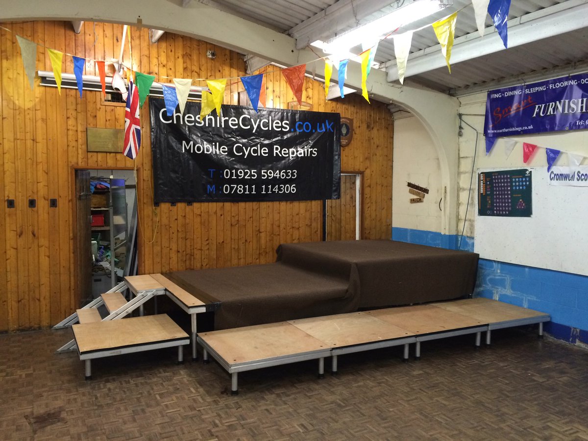 StocktonHeathBW's tweet photo. 1 day to go - stage set, bar ready https://t.co/61mCDnAMq4