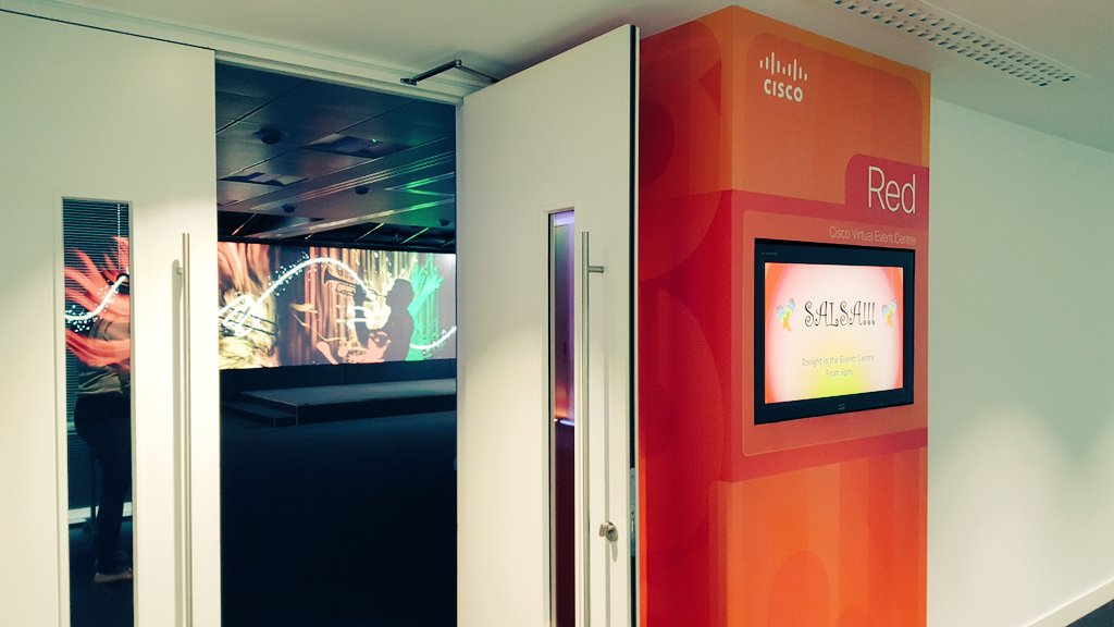sylvia_syw's tweet photo. Tonight, finally brought Salsa to @CiscoUKI as part of More Together Week #MTW2016 #inclusion #diversity https://t.co/K03zPiqz9Q