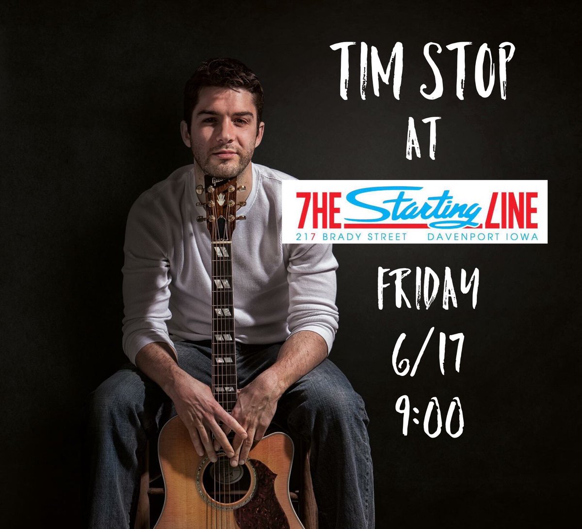 7heStartingLine's tweet photo. Tomorrow night @SIRIUSXM Coffee House gestured artist @TimStop24 at #7heLine at 9:00! https://t.co/CIYNKkBywg