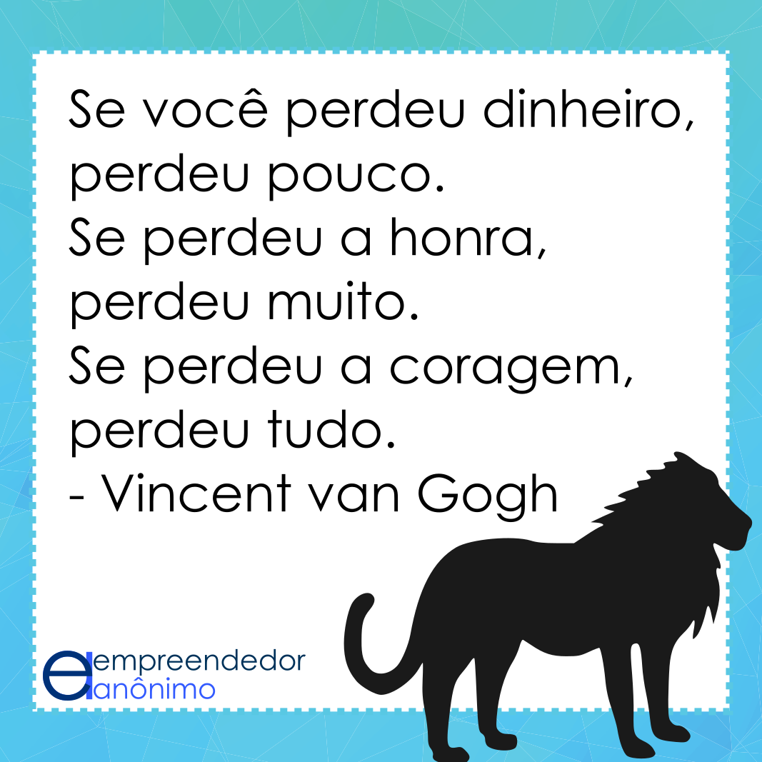 empreendedoran's tweet photo. A coragem garante que você vai sair do lugar e lutar pelos seus objetivos. Tem dúvida? https://t.co/7RFWT3CKgk