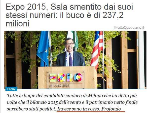 antoniorampinel's tweet photo. Beppe Sala getta la maschera:  "La moschea a Milano si farà"   Così Mr Expo ripaga il sostegno degli islamici https://t.co/nTlZI3CUjk