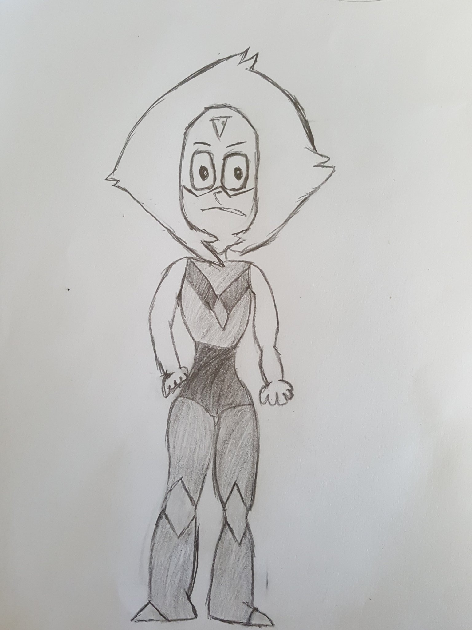 “Alright my first SU fanart ....bleh I remember the days when I hated this show.now I'm reformed, like perry here 😊”