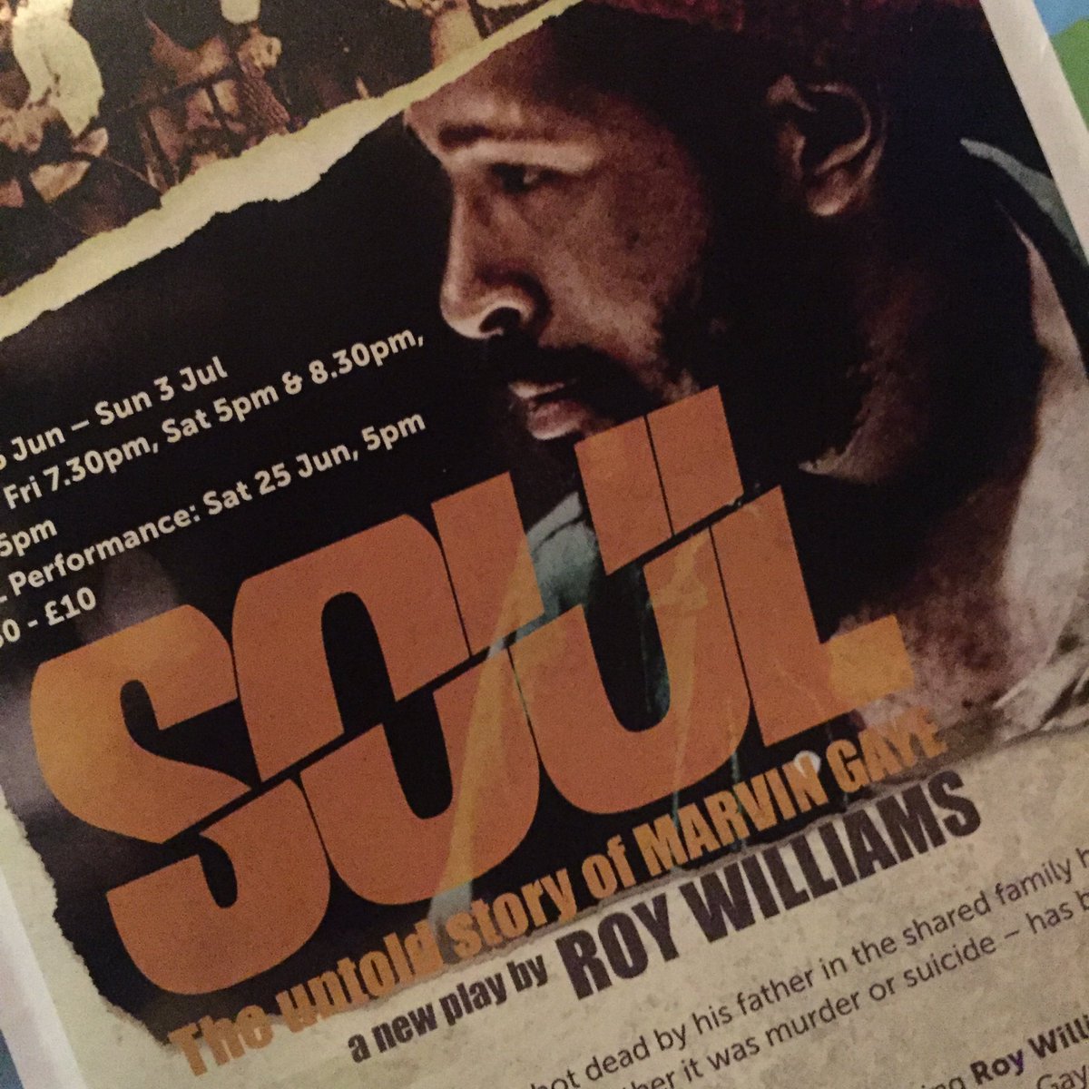 SophieMetchick's tweet photo. Amazing performance of #SOUL tonight @HackneyEmpire #UntoldSoul https://t.co/alIcFa4Nms