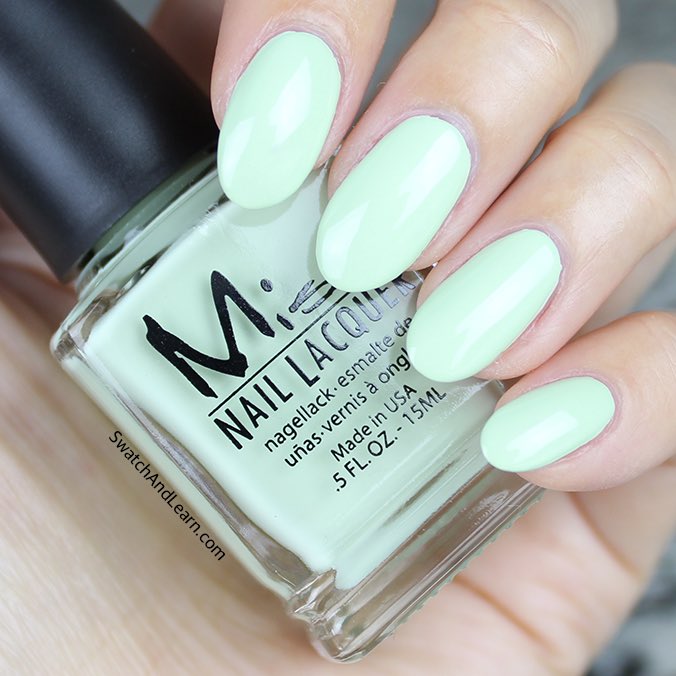 SwatchAndLearn's tweet photo. Ring, ring! Pick up the phone. Misa #AloeItsMe! #notd #misamani #nails #pastelmeallaboutit #nailpolish https://t.co/fOWigiBKcg