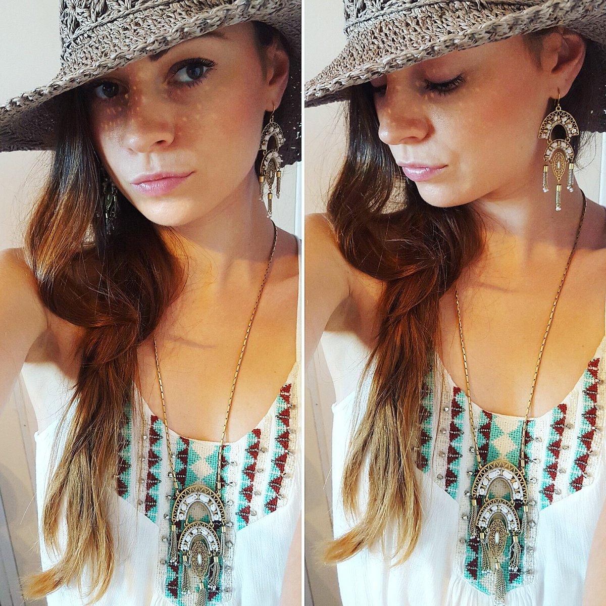 WachMelanie's tweet photo. #chapeau #bo #collier #stella&amp;dot
https://t.co/d4jyQWiD0j
#tenuedujour #shooting #Bruxelles @anastasia #sunshine ♥ https://t.co/iwfIyFkGkR