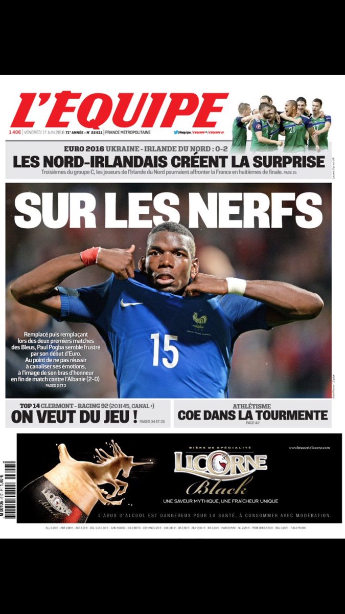 SwannBorsellino's tweet photo. Je donne rendez vous le 11 juillet avec @paulpogba qui soulève la Coupe en photo. Force aux Bleus putain. https://t.co/dEx1wAw1V4