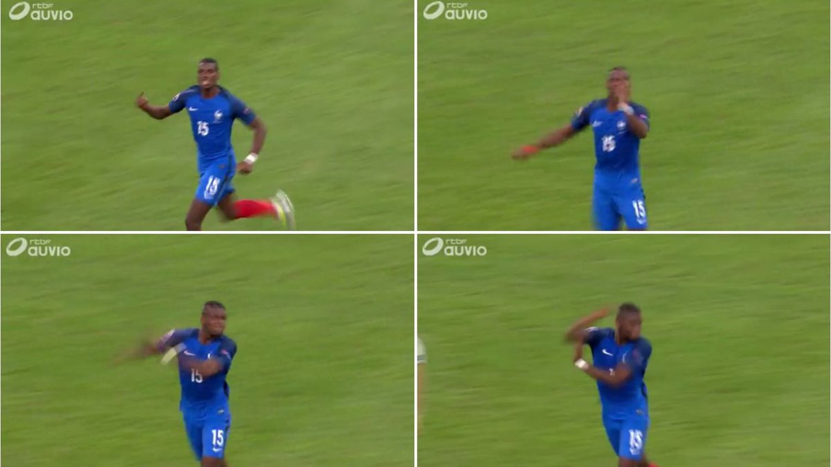 101 Great Goals The Curious Case Of Paul Pogba S Bras D Honneur During France 2 Albania 0 T Co Pabynrwywh