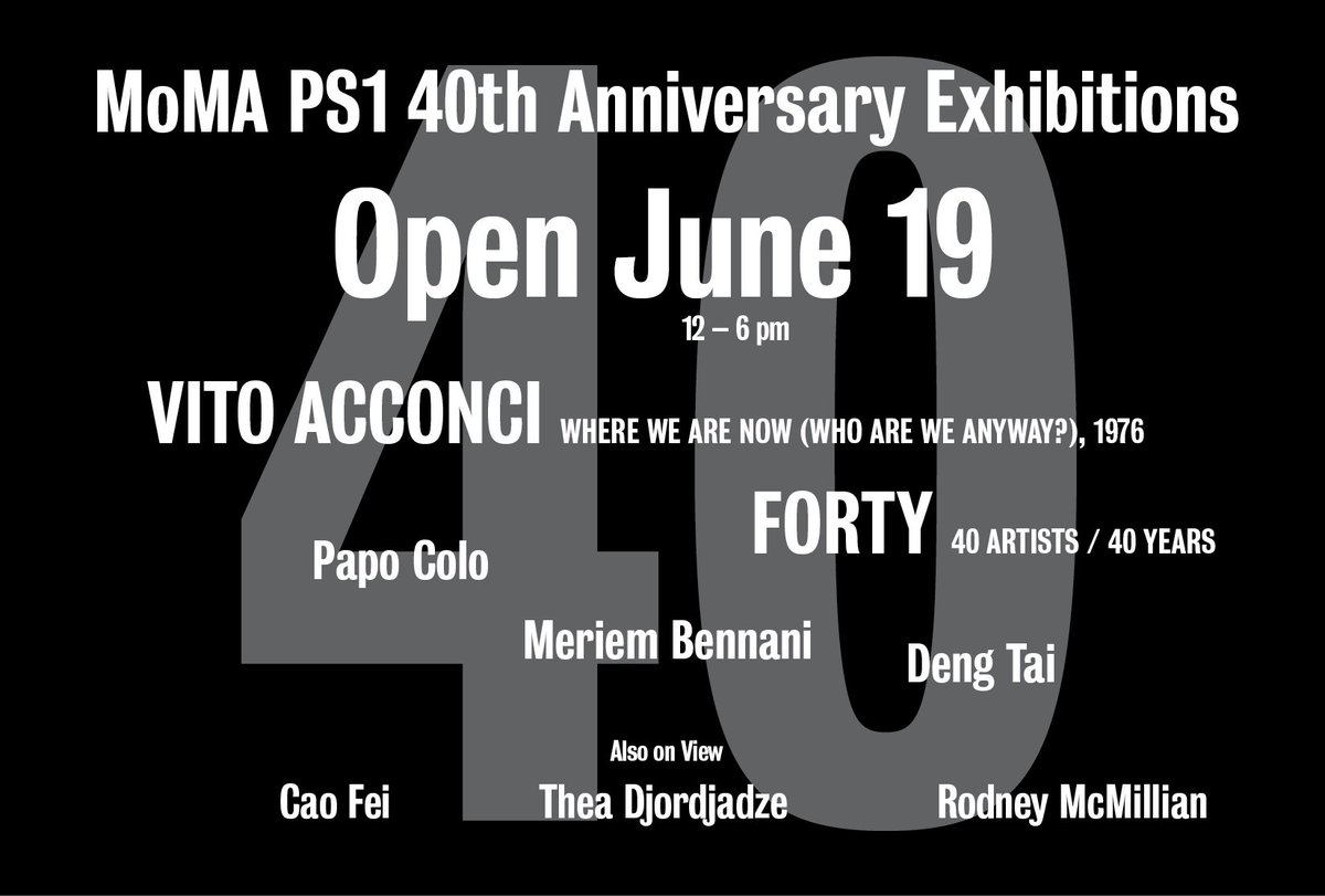 MoMA PS1 tweet media