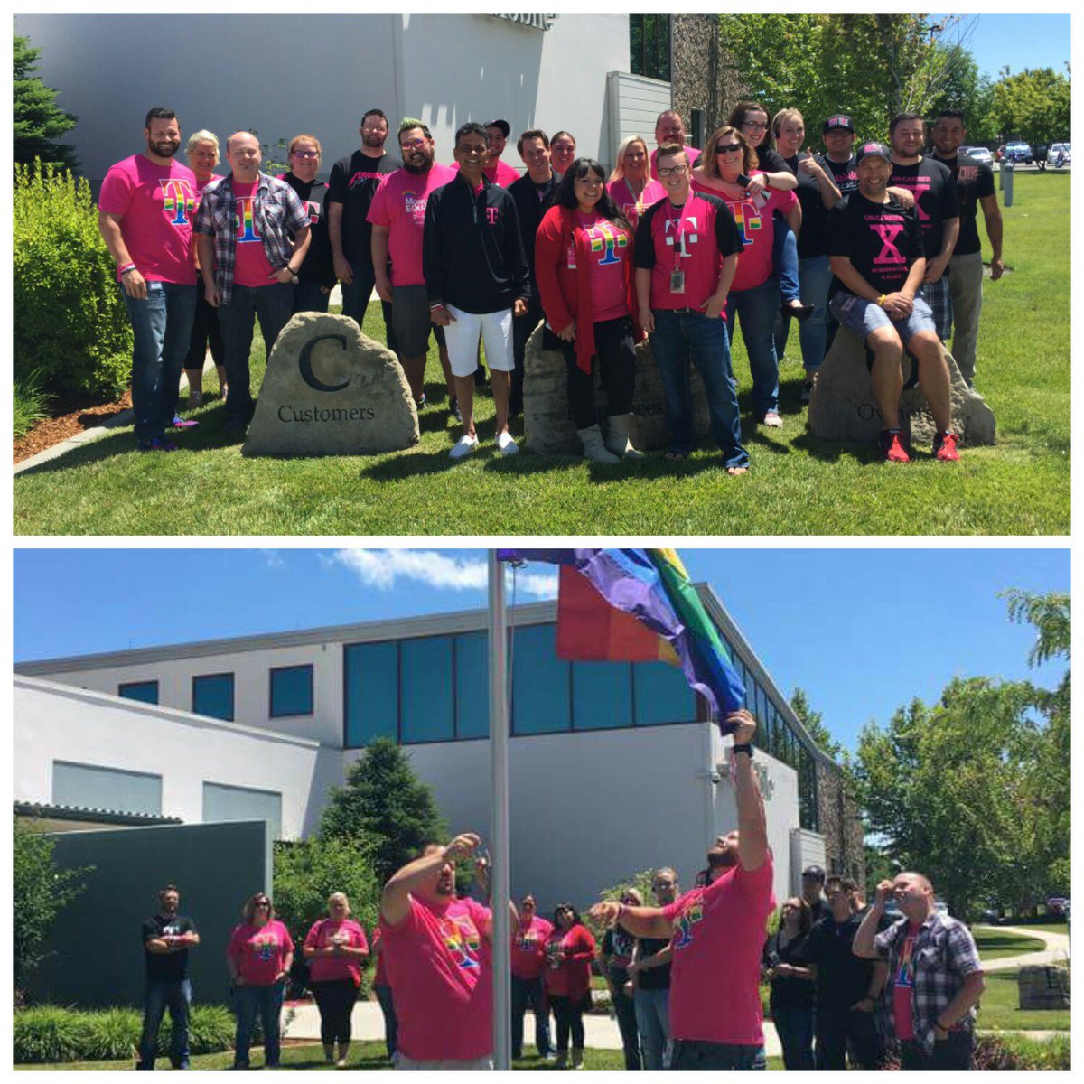 dodgehappy's tweet photo. Stand up! #magentapride #208pride @TMobile @CurtisBills @AppletonChad @EMowjee @rsidaho1982 @RyanRIdaho @shawkinz24 https://t.co/jBuIpds8Cm
