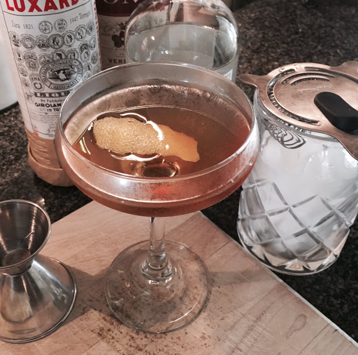 TwoBirdsAS's tweet image. #Greyling Martinez for a quiet Thursday evening. #gin #cheers