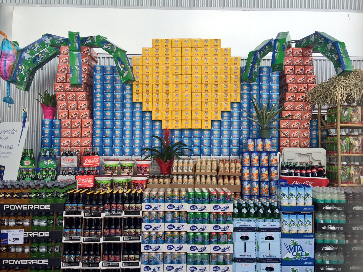 deadly_decep's tweet photo. Today's masterpiece! #popwall #display #masterpiece #creativity @CocaCola https://t.co/zVFCTh1IQY