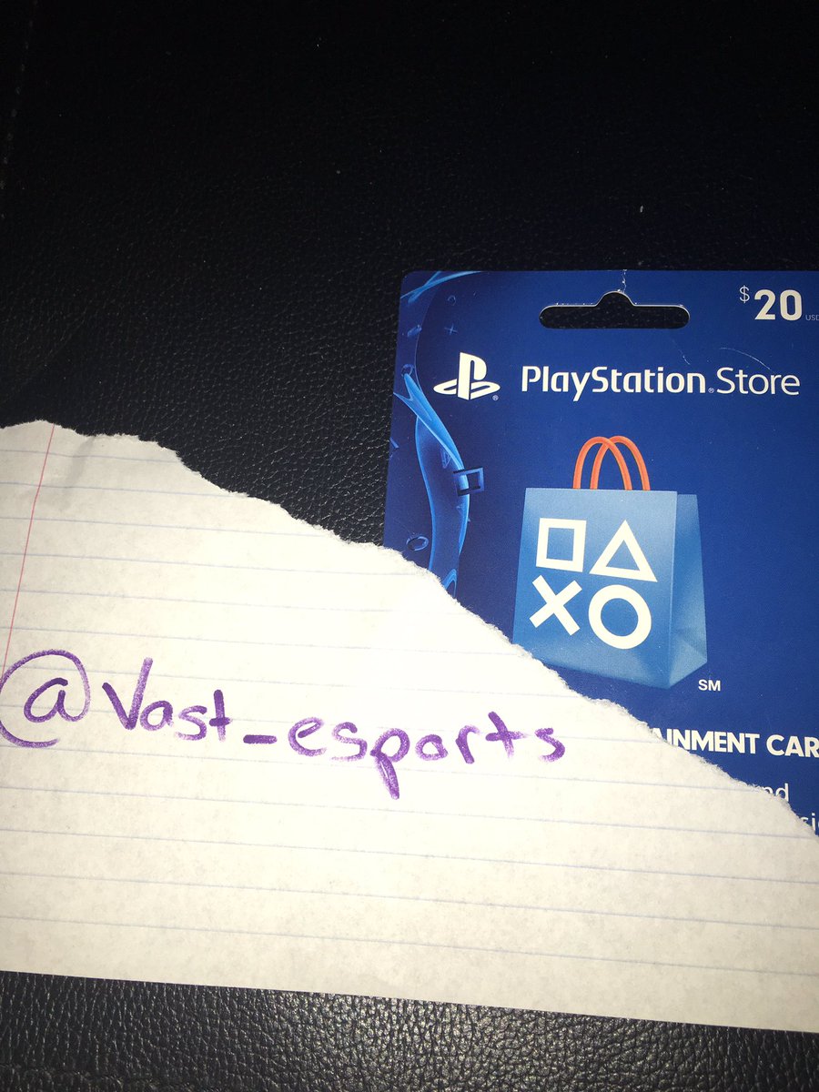 Vast_eSports's tweet image. Giving Away A 20$ Psn Card RT and Follow us to enter ! @DNR_CREW @ShoutRTs @ShawnAbner @YTRetweets @GamerRTer