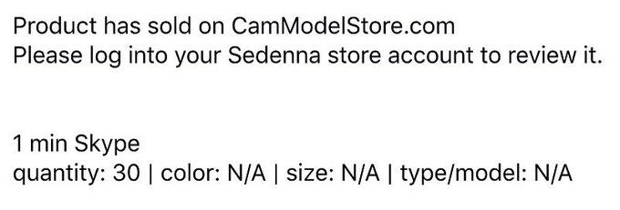 Nice! Just sold 30 min skype 😉. Thanks Will 💋 https://t.co/yk3vbccIf5