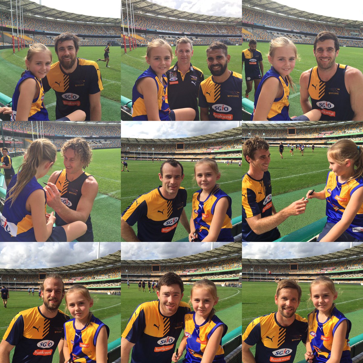 @WestCoastEagles thanks boys for taking the time to say hi after training. #betterthanschool