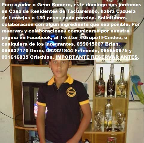 GrupoTFCmdeo's tweet photo. #TodosporGean https://t.co/7PQEJLtQrU
