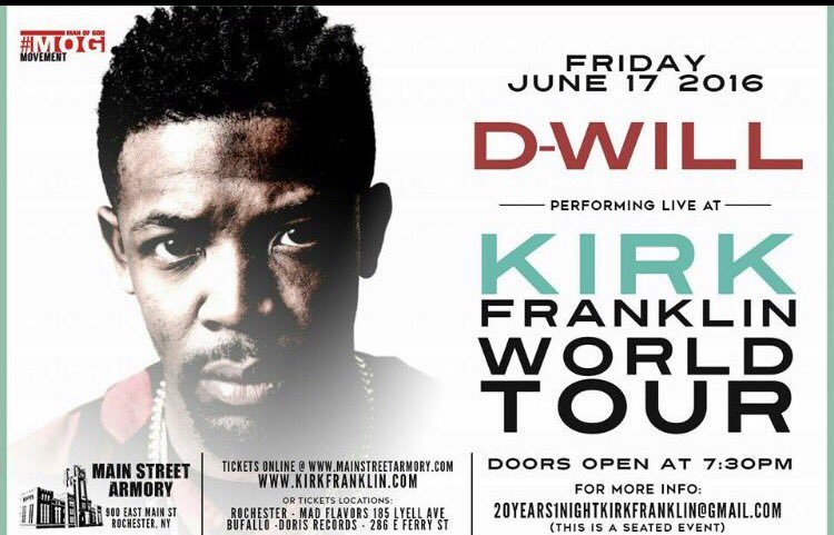 shewaveent's tweet photo. One day away from #KirkFranklin #TYION Concert. @Blairmonique @SerenaYSB7 @TheTrueDWill will be performing live! https://t.co/H6Bjb49thB