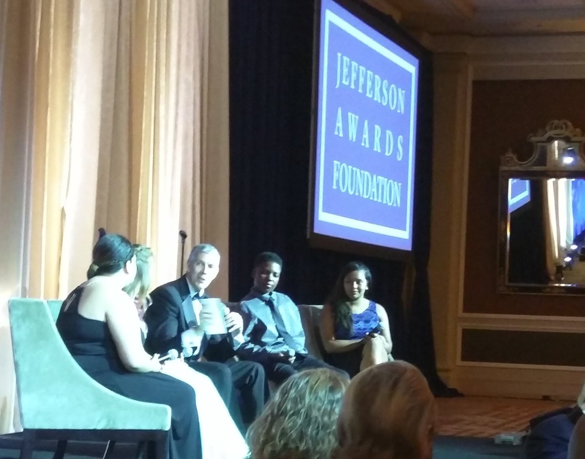 tamcdonald's tweet photo. Now listening to @arneduncan talk with several student leaders. This night is amazing. #jeffersonawards https://t.co/8tmW9oPE2d