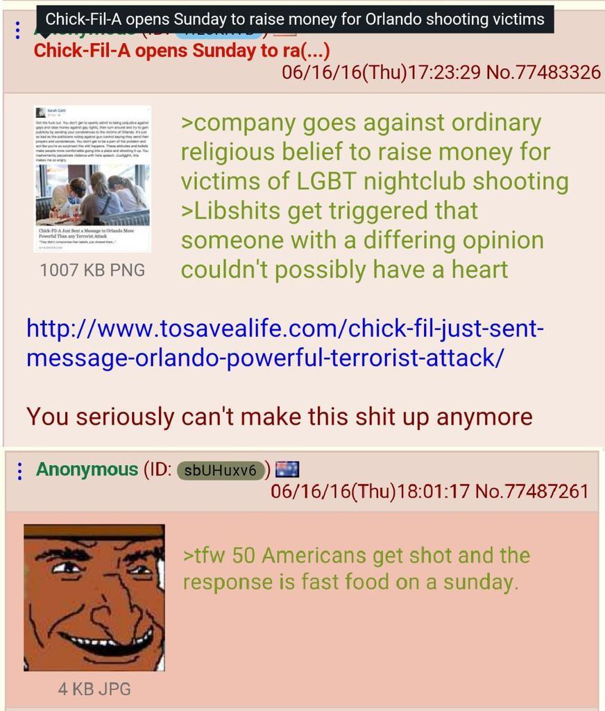 greentext on Twitter: "Australia on Orlando donations https://t.co/e1MeCIXlNy - read more 4chan stories: https://t.co/0ICZ0Bkdeu https://t.co/uwkFI6yn6q" / Twitter