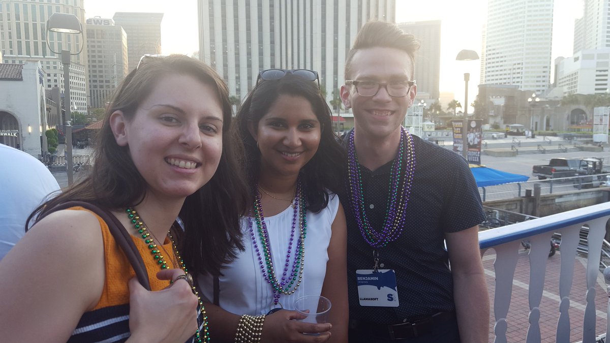 A2HealthHacks's tweet photo. #A2HealthHacks organizers and designer hanging out in #NOLA for #SCon16 #globalhealth #hacka2 https://t.co/4fkmrpED4A