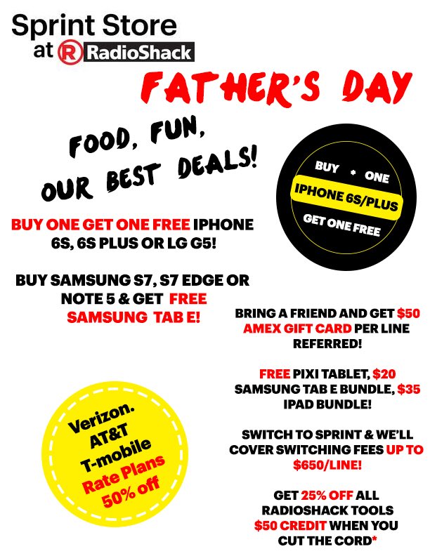 SprintStore7155's tweet photo. Come c us for the best #FathersDay gift available! BOGO Deals! #TheSwitchIsReal @michiganman_55 https://t.co/GKsChZIIDS
