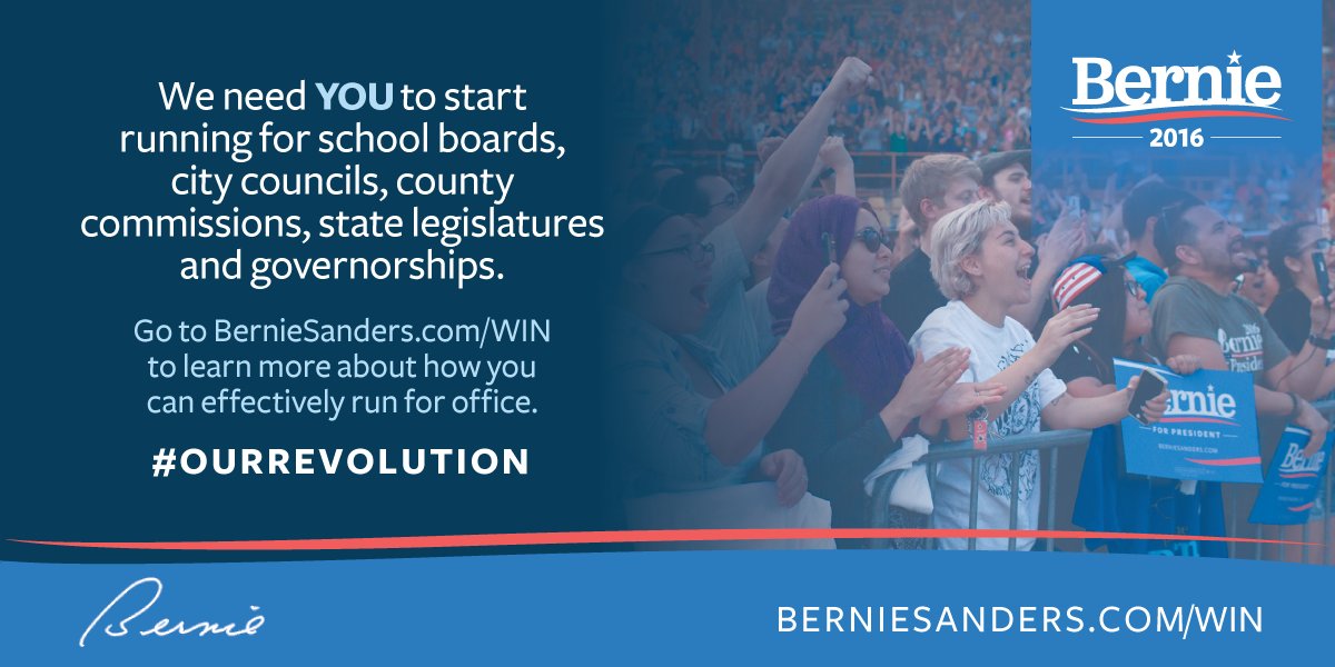 BernieSanders's tweet image. We must start engaging at the local and state level in an unprecedented way. #OurRevolution