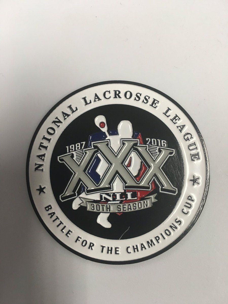 infinitipins's tweet photo. 30th Anniversary Coin. @NLL - https://t.co/BpRgTNlGCG https://t.co/fHbvCEtBtU