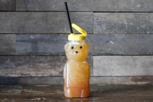 The world's cutest cocktail is served in a honey bear and packed with a lot of bourbon bonap.it/4C1FlHt