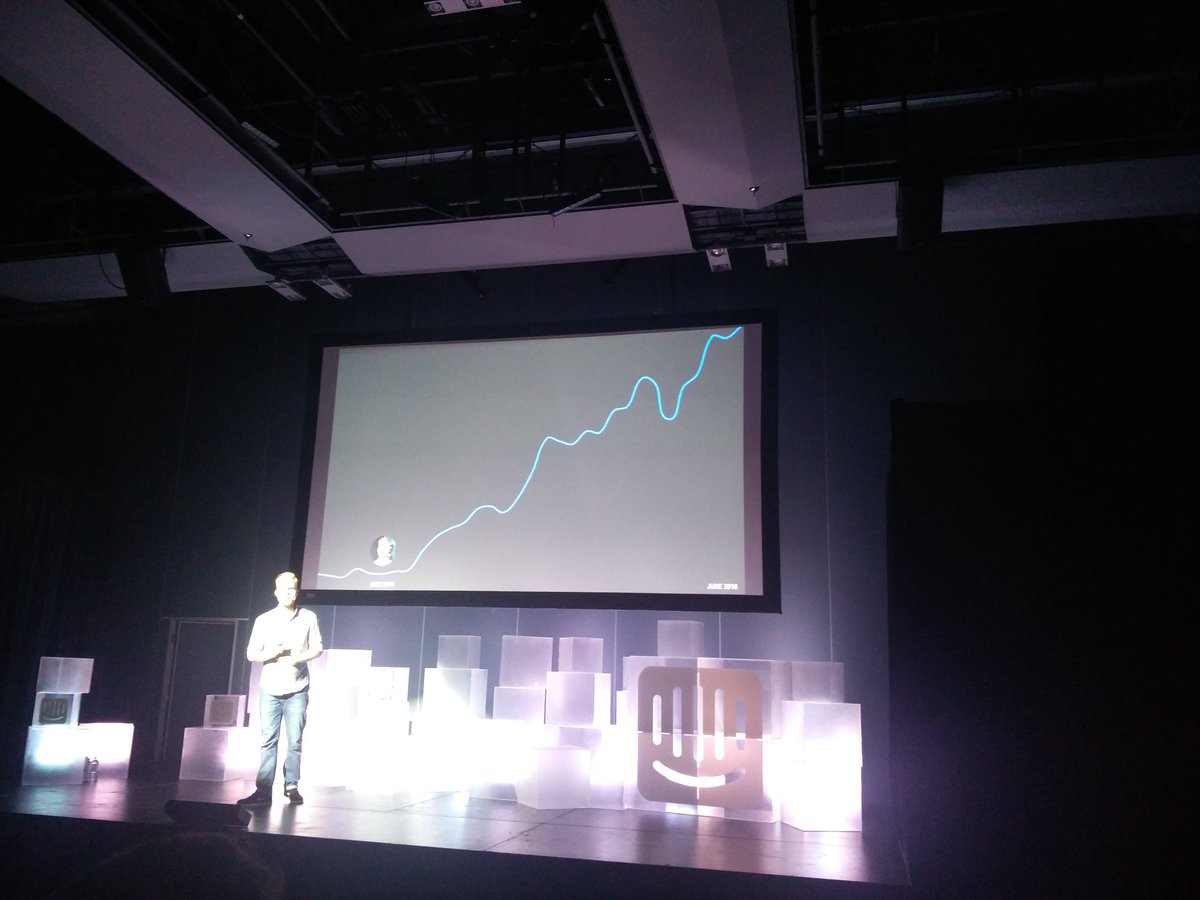 . @mattnhodges on why he's the keynote speaker tonight. Speaking about #saas #startups and #growth #kcxcrowd