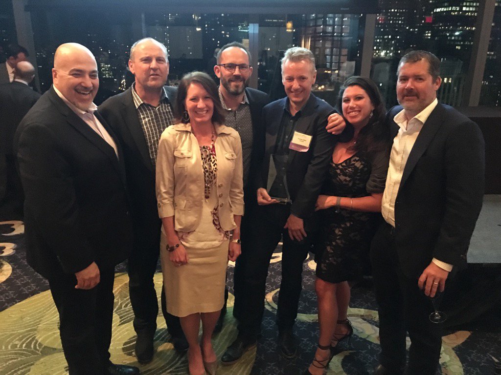 craig_hodgetts's tweet photo. @DeloitteDIGI_US team trying to look sober at top 25 awards for my favorite Scotsman Andy Main https://t.co/9EU3ZhnW3K