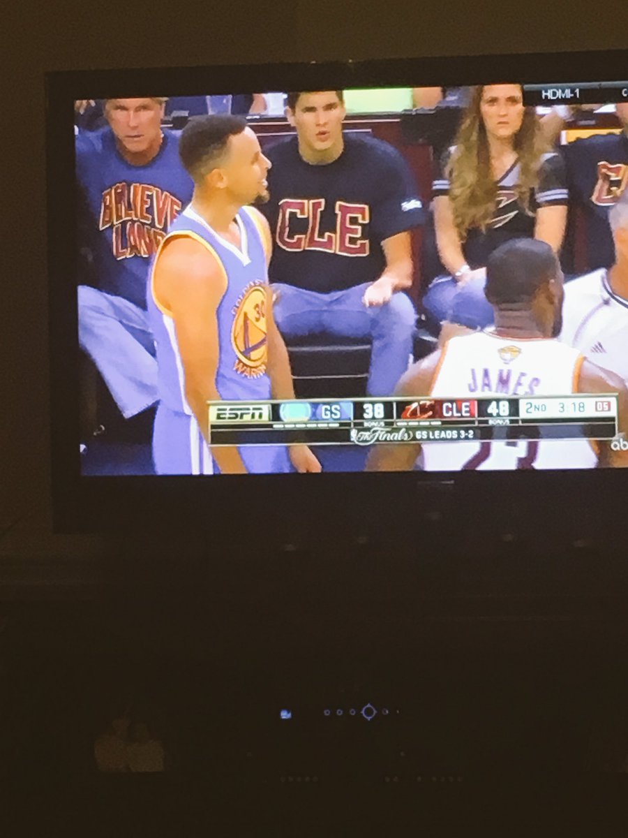 haley_modlin's tweet photo. I think he's happy.#NBAFinals https://t.co/bJnL5tPeDY