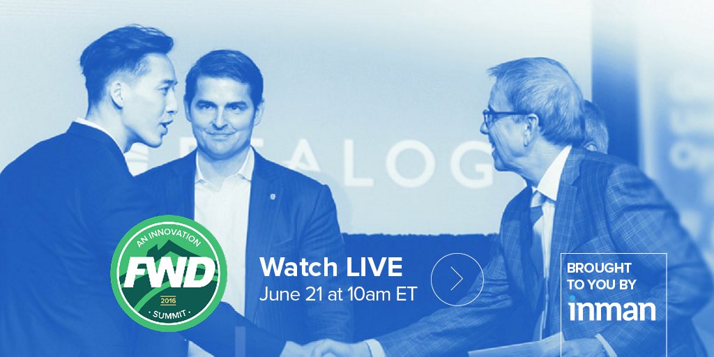 We'll be live streaming the 4th annual #RealogyFWD. 

Watch here --> inman.com/RealogyFWD16