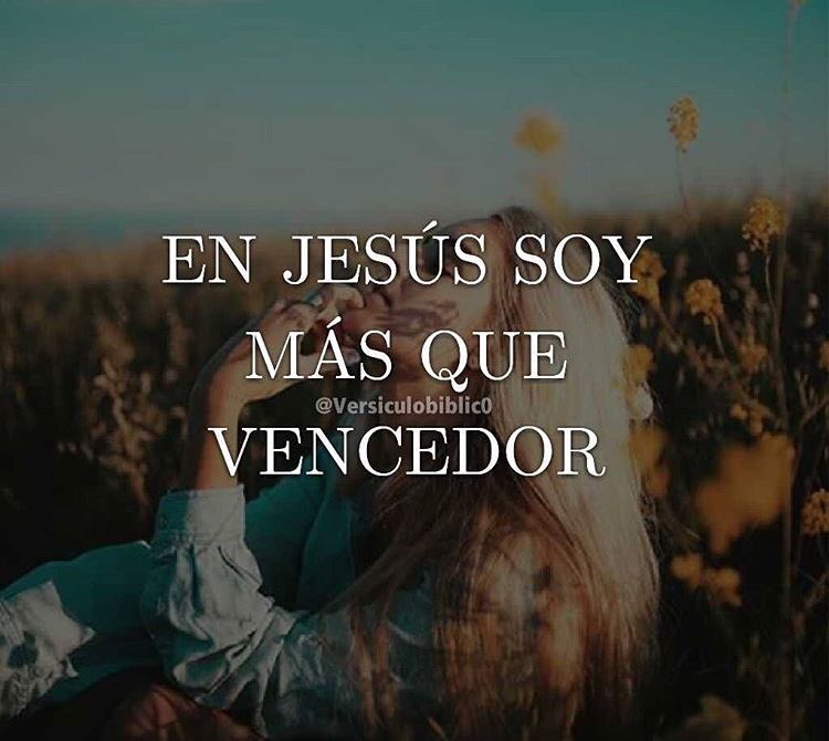 En Jesus soy más que vencedor.💪🏽
