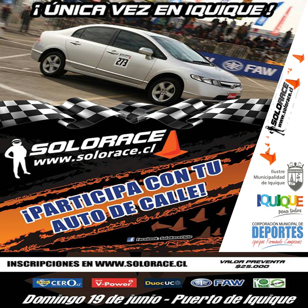 CormudepiChile's tweet photo. Participa con tu Auto Calle !! 
Unica vez en #Iquique !!
@Iquiquedetodos  @calendariodepor https://t.co/ys3MXkqazi
