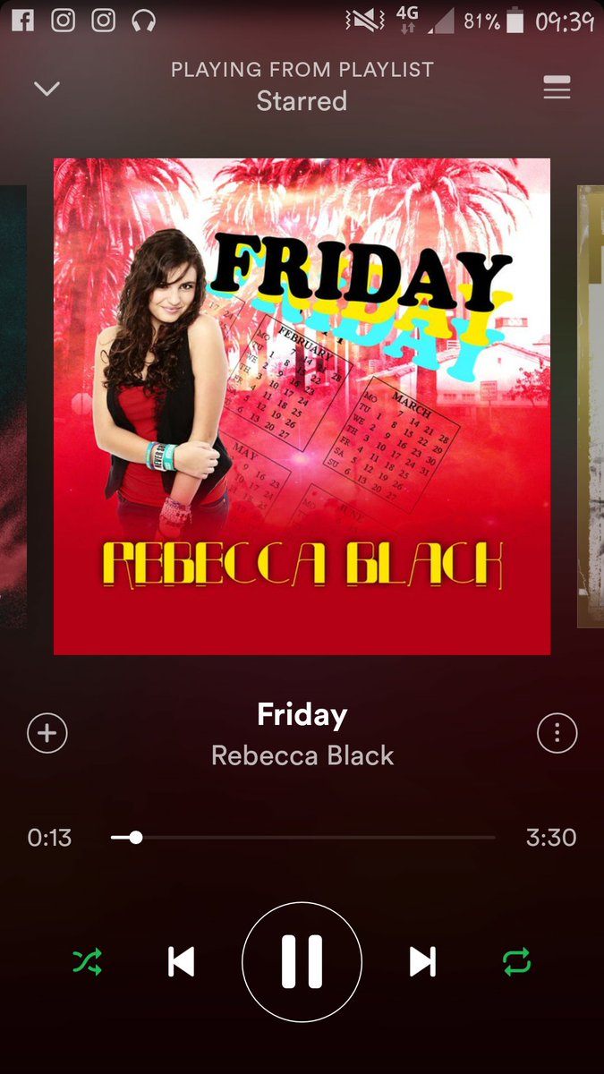 thechange1987's tweet photo. I don't even care what people say, this song excites me :) #friday #rebbecablack #weekendnearlyhere #party https://t.co/BAYZn9Ma6y