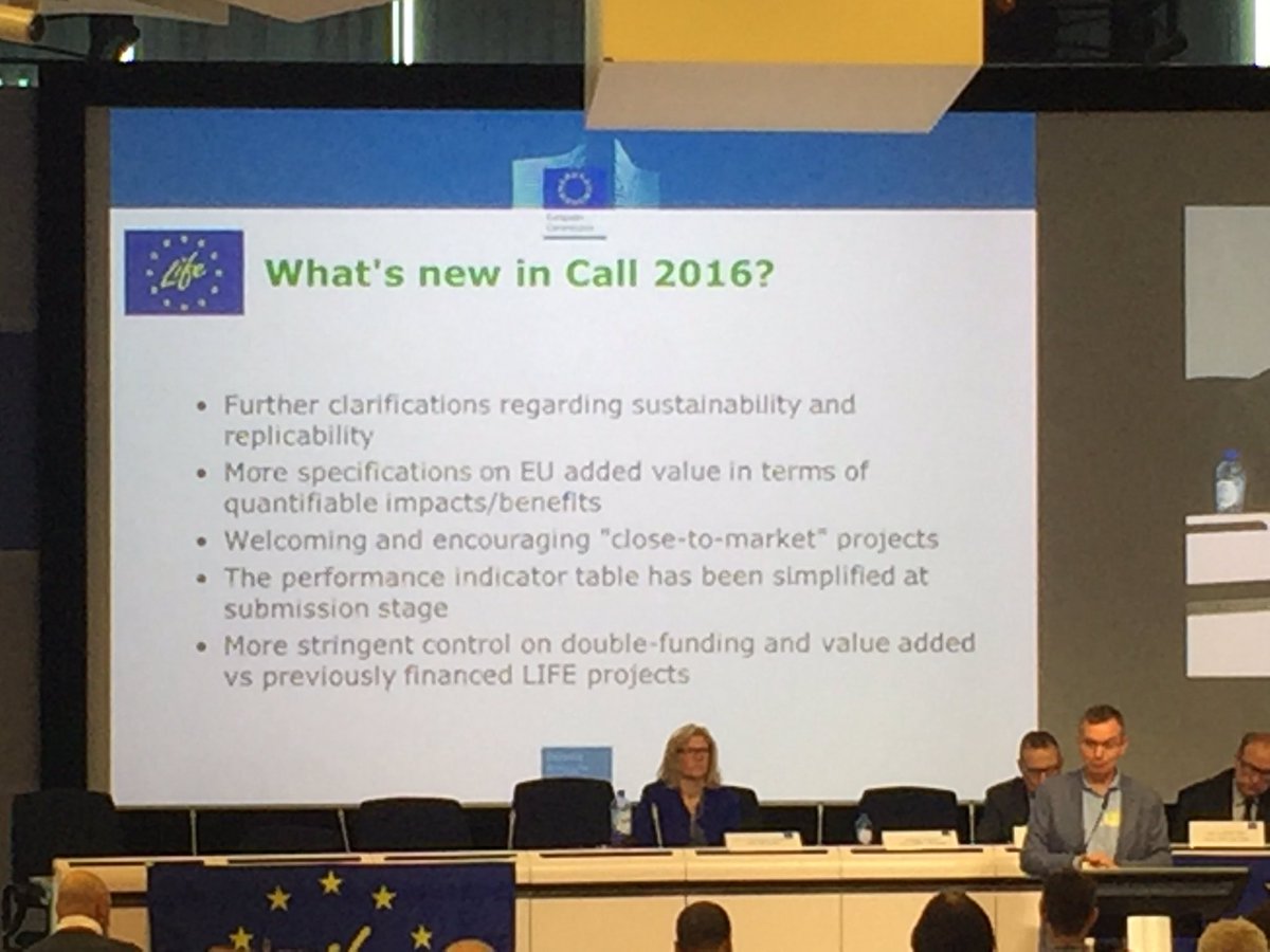 EUgreenresearch's tweet image. #Life_programme is the right place for &quot;close-to-market&quot; #ecoinnovation projects. Apply: ec.europa.eu/environment/li…