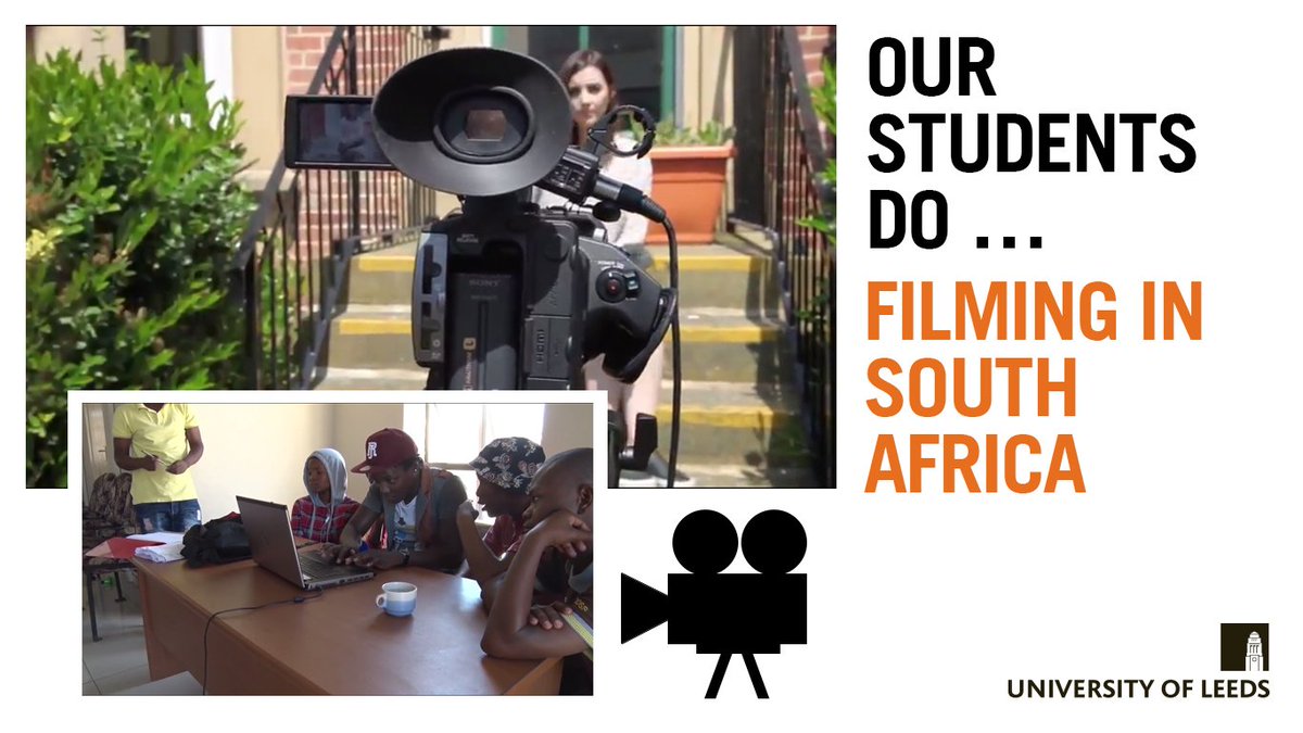 Our <a href="/leedscwcdc/">Leeds CWCDC</a> students will use film to empower pupils in South Africa #changingthestory - ow.ly/omkX301jRI3