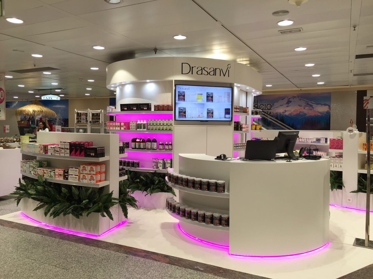 Drasanvi's tweet photo. Hoy es un gran día 😃 El nuevo #EspacioDrasanvi en @elcorteingles de #leonesp queda inaugurado 🎉🎉 Venid a conocerlo 😊 https://t.co/W6BMZBxs82