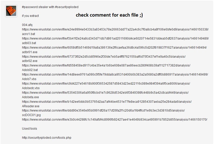 JAMESWT_WT's tweet image. #password #stealer with #securityxploded virustotal.com/en/file/8b807e… @malwrhunterteam @F_kZ_ @Antelox @benkow_
