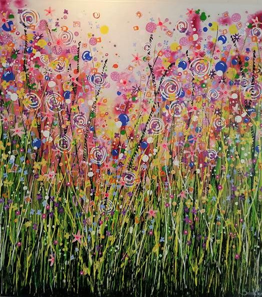 One of the many beautiful art works on display at the Art House this week. We are open today from 10 AM to 4PM.