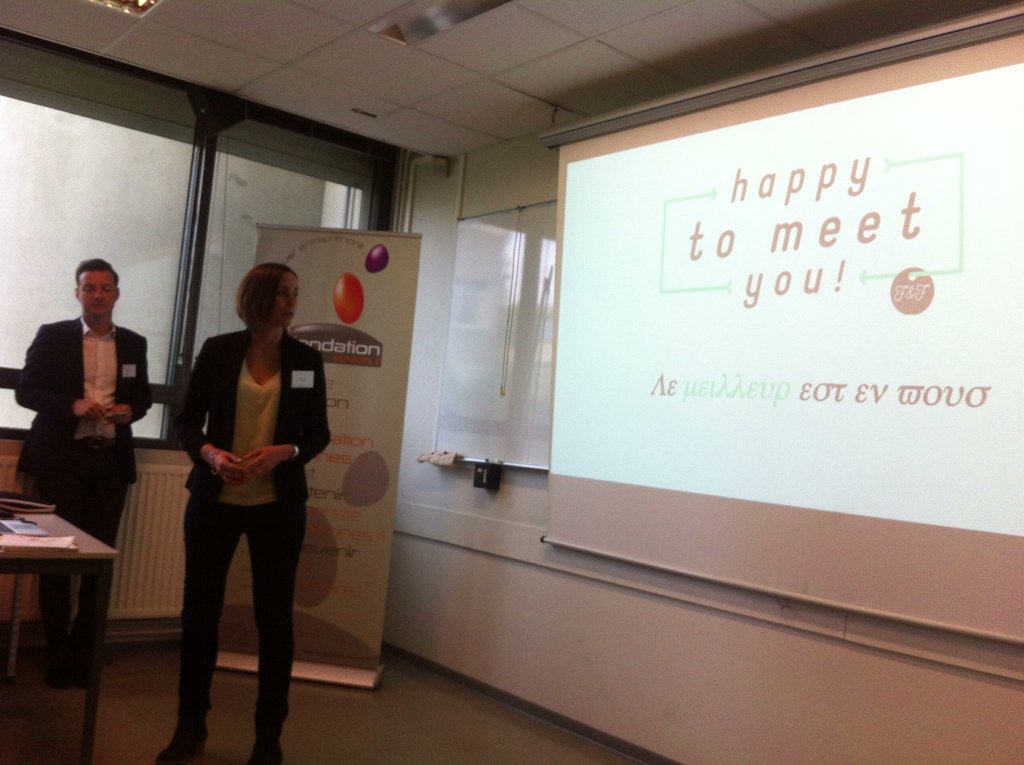 FondUnivRennes's tweet photo. Merci à nos #partenaires @FondationR1 : #heleos @HtmyFR @omcatsystem pour intervention ce matin #innovation #docteur https://t.co/7KL0F1LvoW