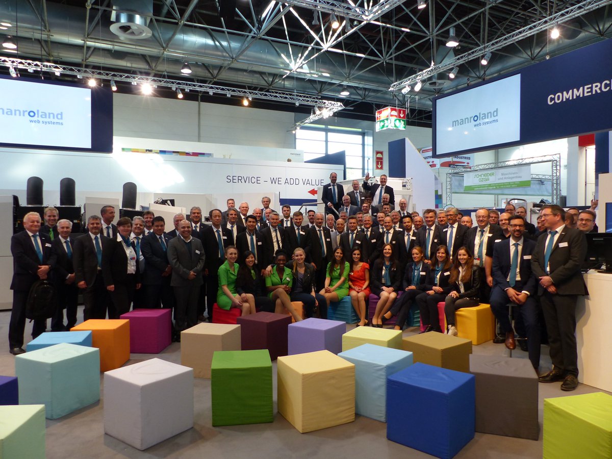 manroland web systems very satisfied with drupa 2016 bit.ly/1YwAIIl