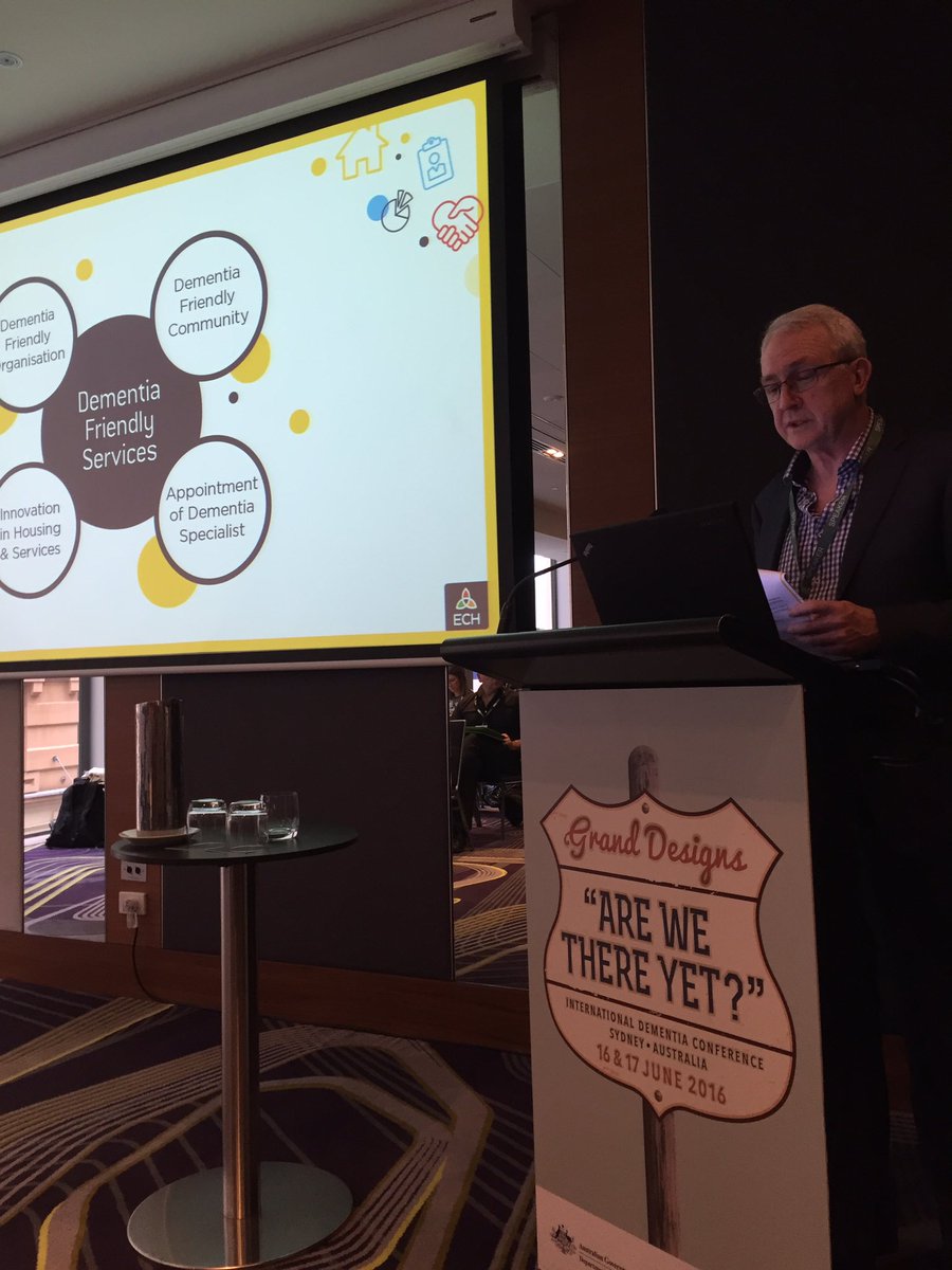 Co-designing  for dementia friendly services #AreWeThereYet <a href="/ECH_Inc/">ECH Inc.</a> Andrew Stoll lived experiences coming to life