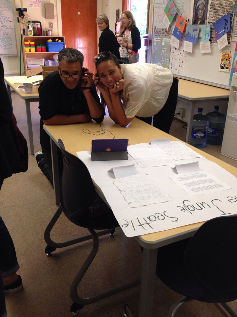 MsGoldmanQAE's tweet photo. 5th grade Change the World #PBL: two teach-ins, a raffle, a safe space, and loads of exhibits! #QAE #calltoactionQAE https://t.co/vJFL3tQQZE
