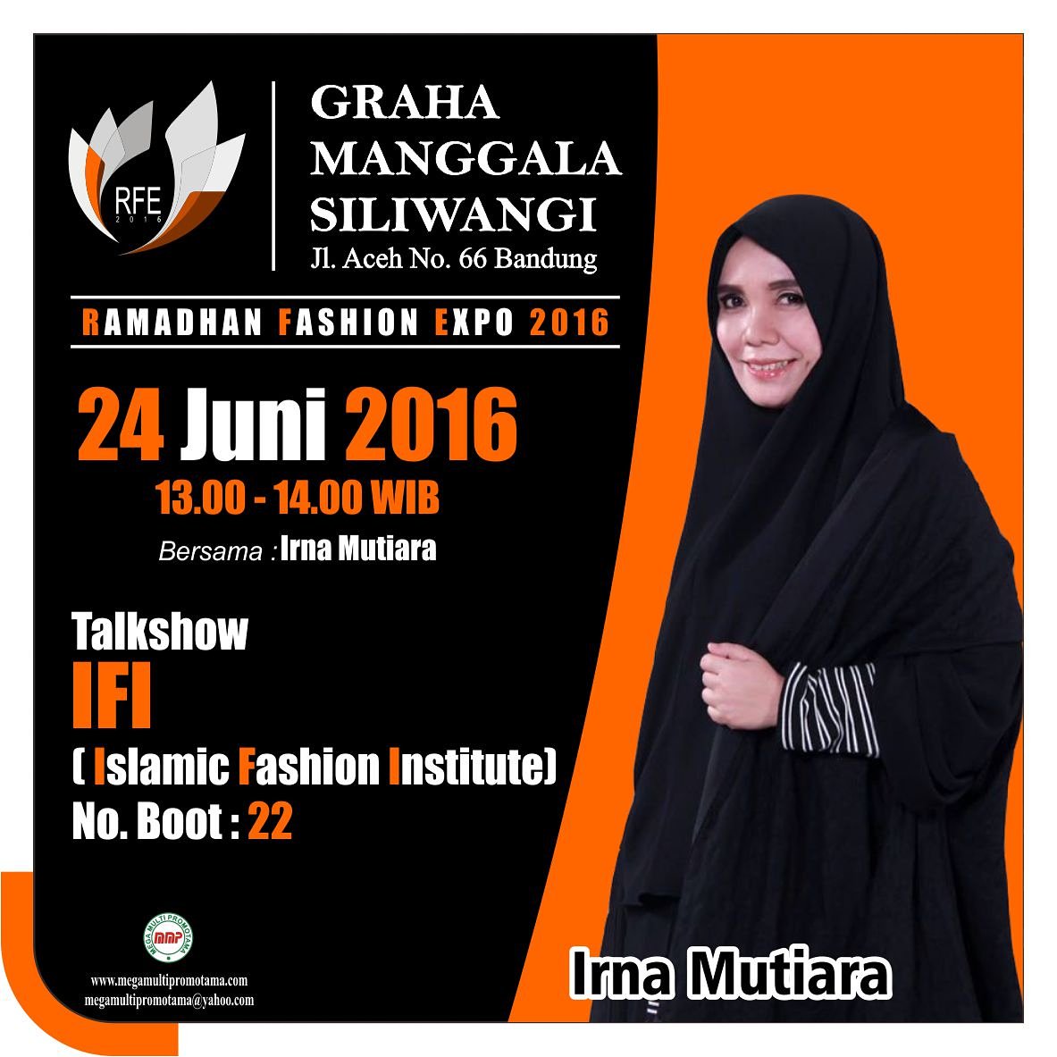 ifibandung's tweet photo. Talkshow about IFI with @irnamutiara at @RFEXPO2016

#RamadhanFashionExpo2016
#RFEXPO2016
#infoBDG 
#InfoBandung https://t.co/ubATw4fLfA